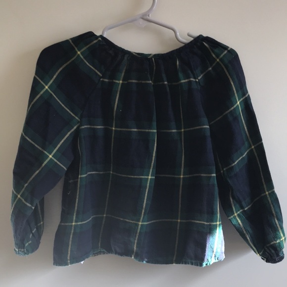 Polo Ralph Lauren Girls size 2t Plaid Shirt - Picture 2 of 3